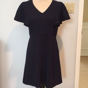 LOFT Navy Short Sleeve Dress